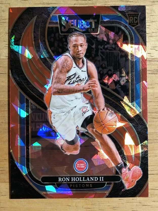 2024-25 Select Red Cracked Ice Prizms #198 Ron Holland II