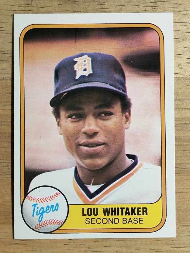 1981 Fleer #463 Lou Whitaker