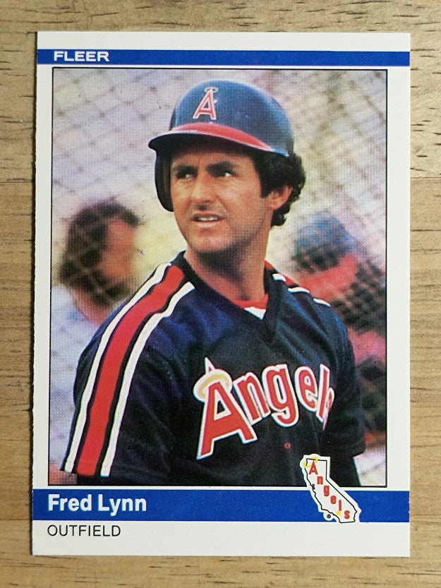 1984 Fleer #525 Fred Lynn