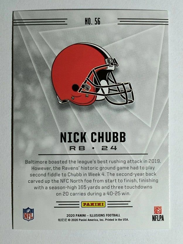 2020 Panini Illusions Retail #56 Nick Chubb