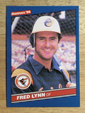 1986 Donruss #245 Fred Lynn