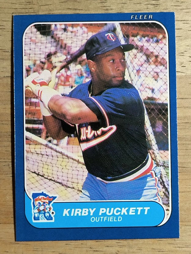 1986 Fleer #401 Kirby Puckett