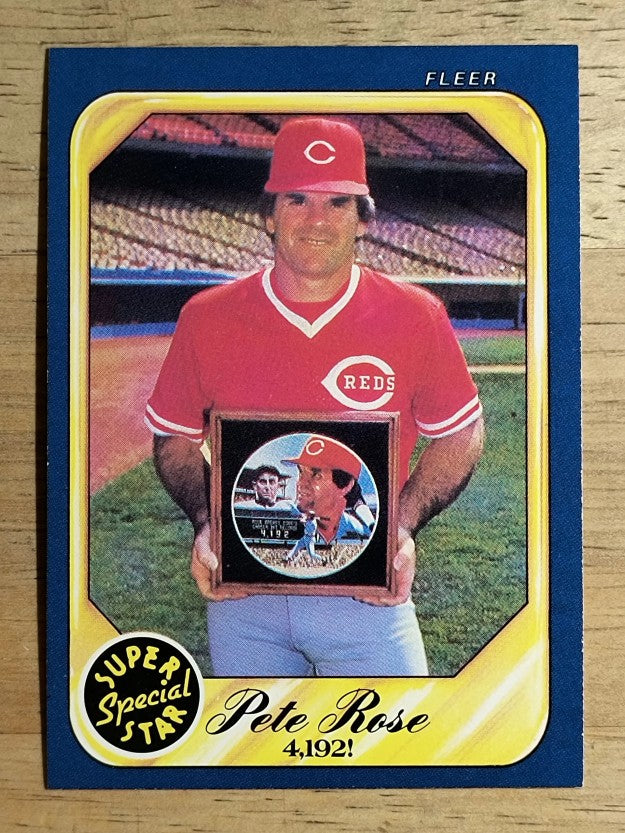 1986 Fleer #628 Pete Rose 4192