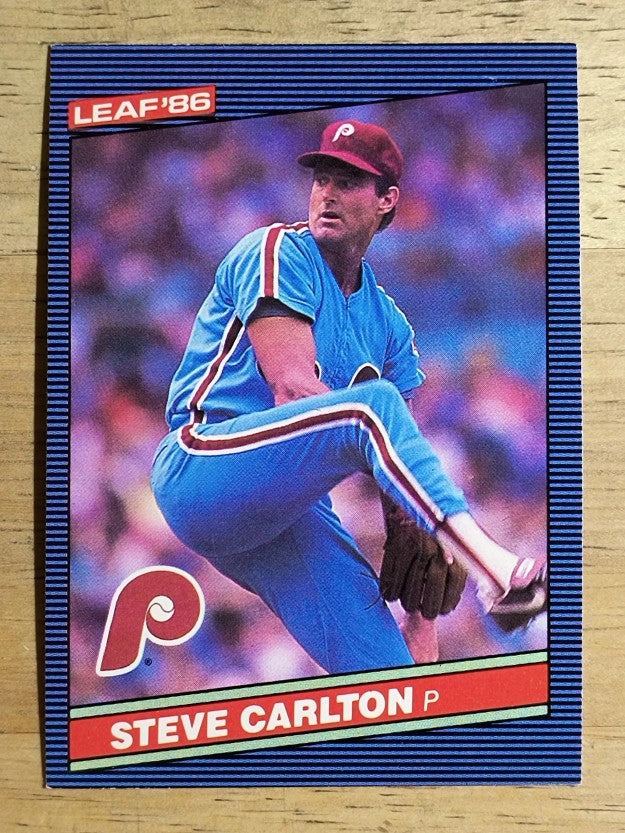 1986 Leaf/Donruss #117 Steve Carlton