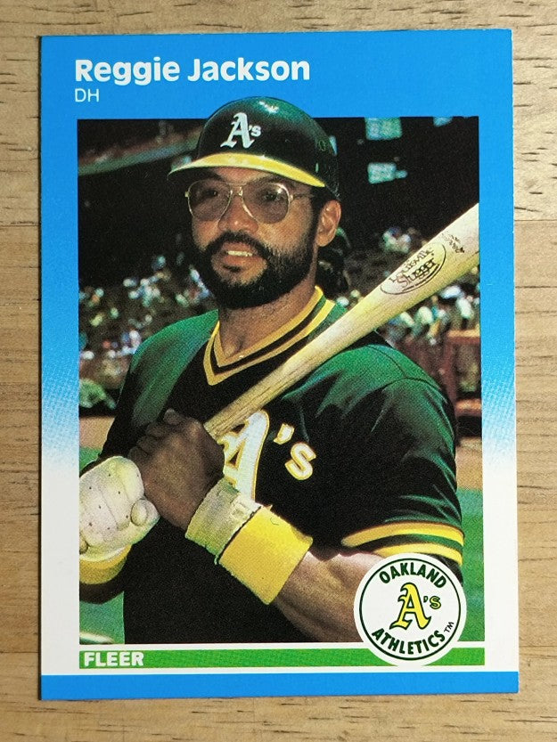 1987 Fleer Update Glossy #U49 Reggie Jackson