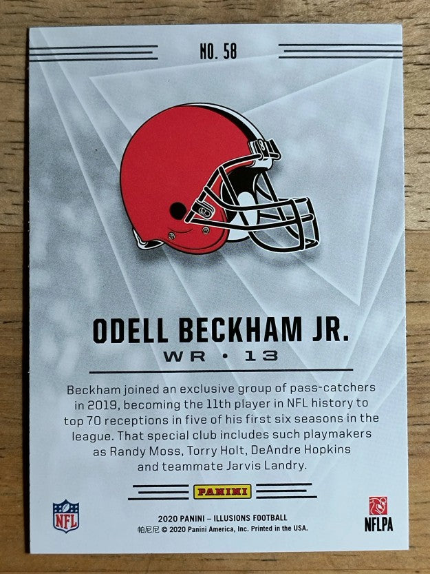 2020 Panini Illusions Retail #58 Odell Beckham Jr.