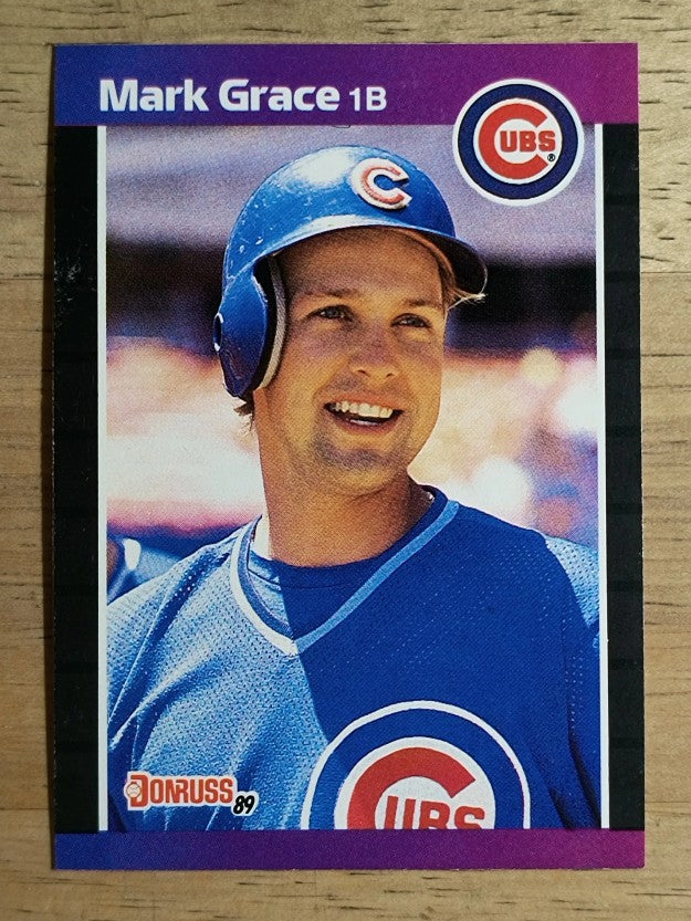 1989 Donruss #255 Mark Grace