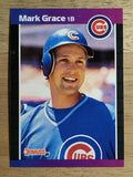 1989 Donruss #255 Mark Grace