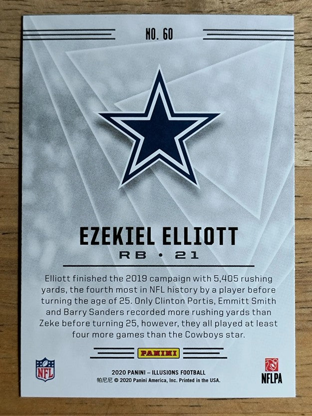 2020 Panini Illusions Retail #60 Ezekiel Elliott