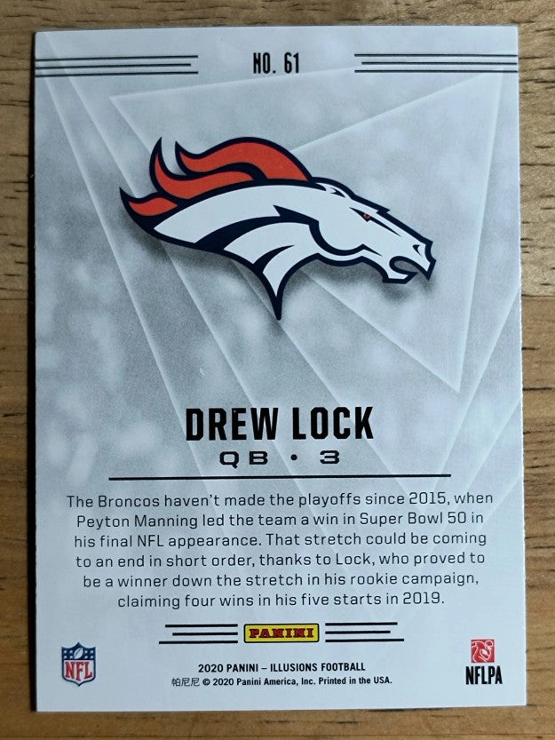 2020 Panini Illusions Retail #61 Drew Lock