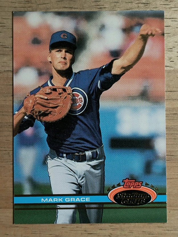 1991 Stadium Club #290 Mark Grace