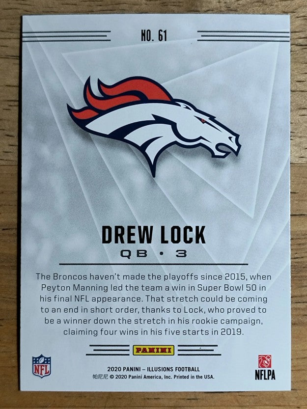 2020 Panini Illusions Retail #61 Drew Lock