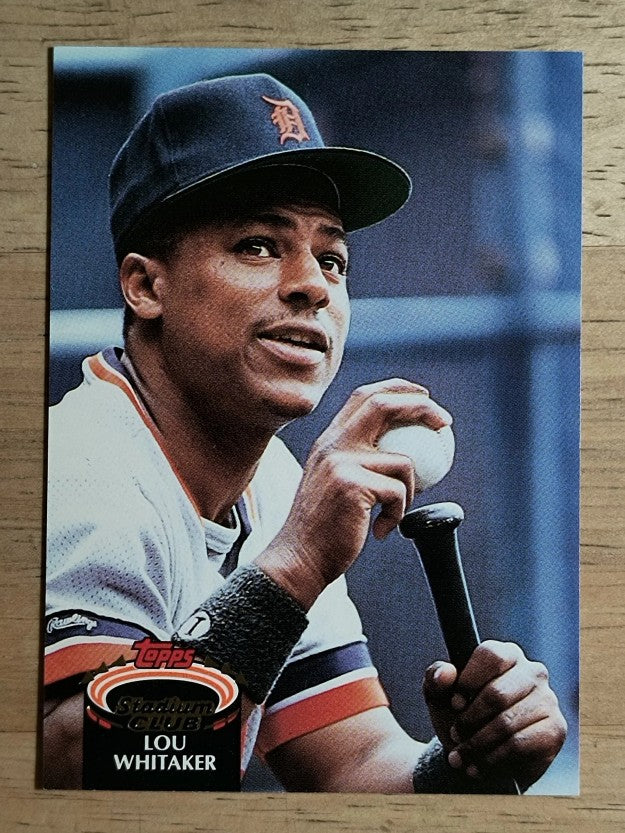 1992 Stadium Club #550 Lou Whitaker