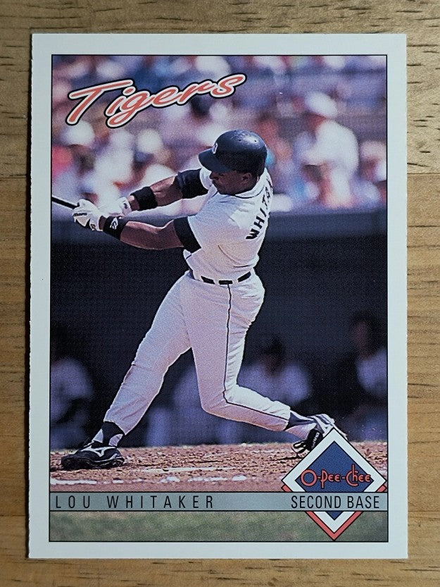 1993 O-Pee-Chee #389 Lou Whitaker