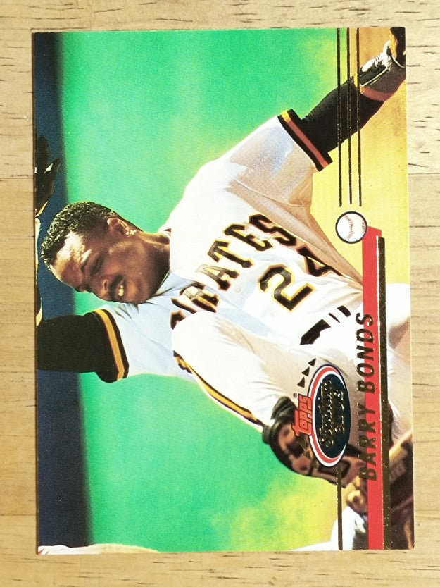 1993 Stadium Club #51A Barry Bonds ERR/Missing four stars over name