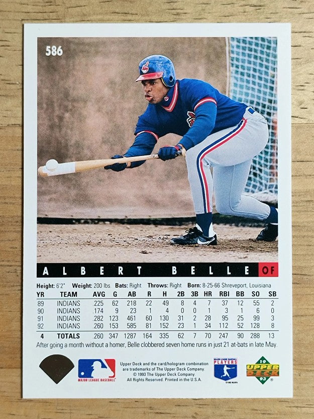 1993 Upper Deck #586 Albert Belle