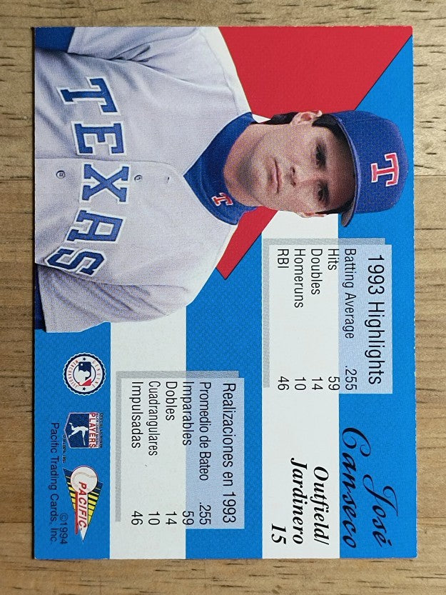 1994 Pacific All-Latino #15 Jose Canseco