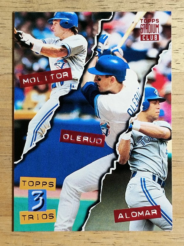1994 Stadium Club #110 Roberto Alomar/Paul Molitor/John Olerud
