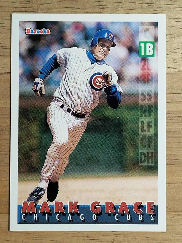 1995 Bazooka #71 Mark Grace