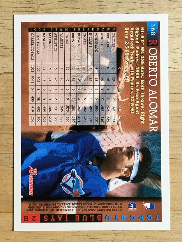 1995 Bowman #368 Roberto Alomar