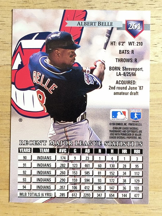 1995 Donruss #264 Albert Belle