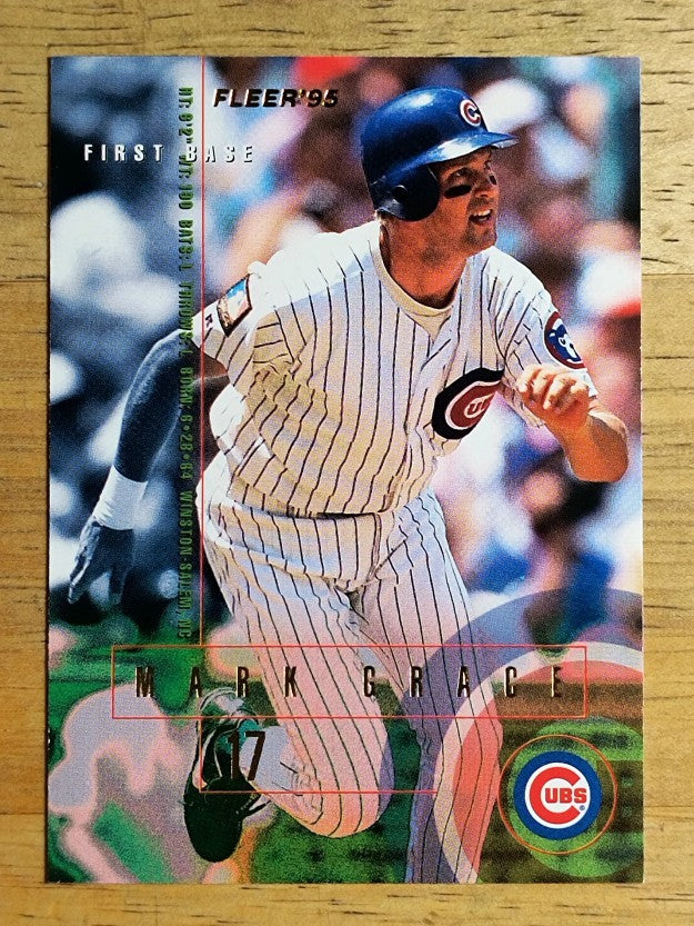 1995 Fleer #415 Mark Grace