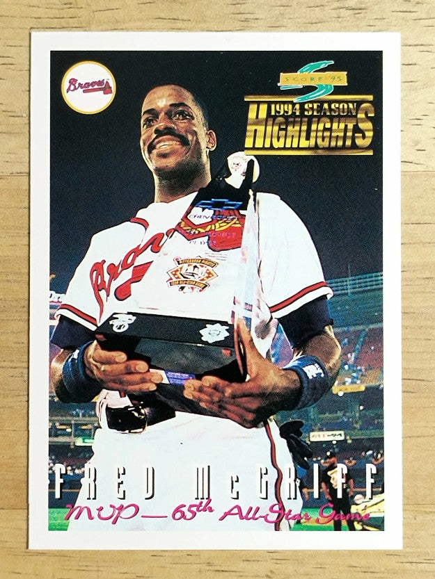1995 Score #316 Fred McGriff AS MVP
