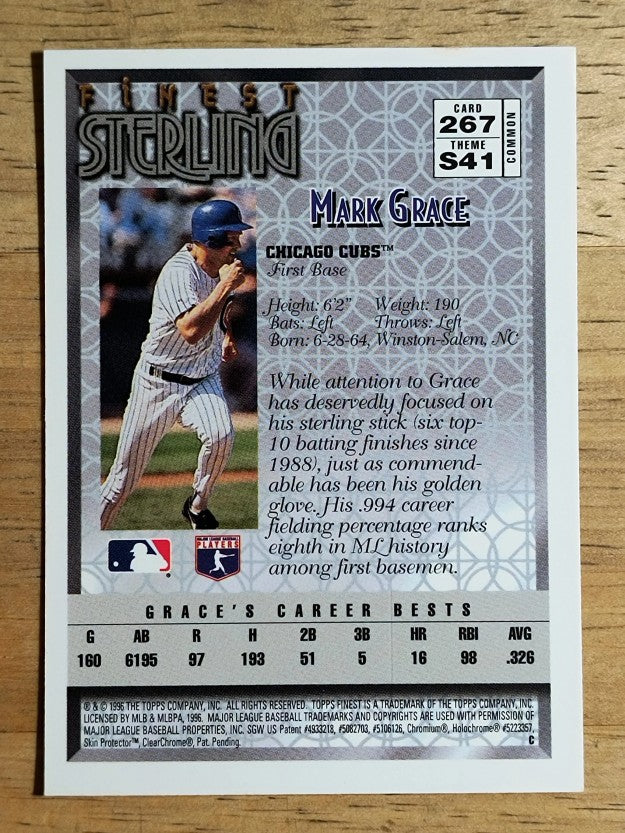 1996 Finest #B267 Mark Grace B