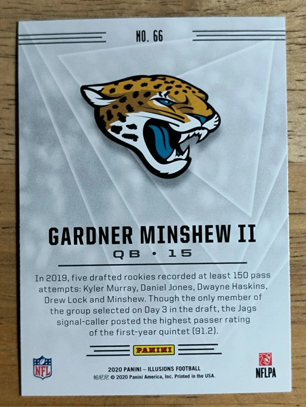 2020 Panini Illusions Retail #66 Gardner Minshew II