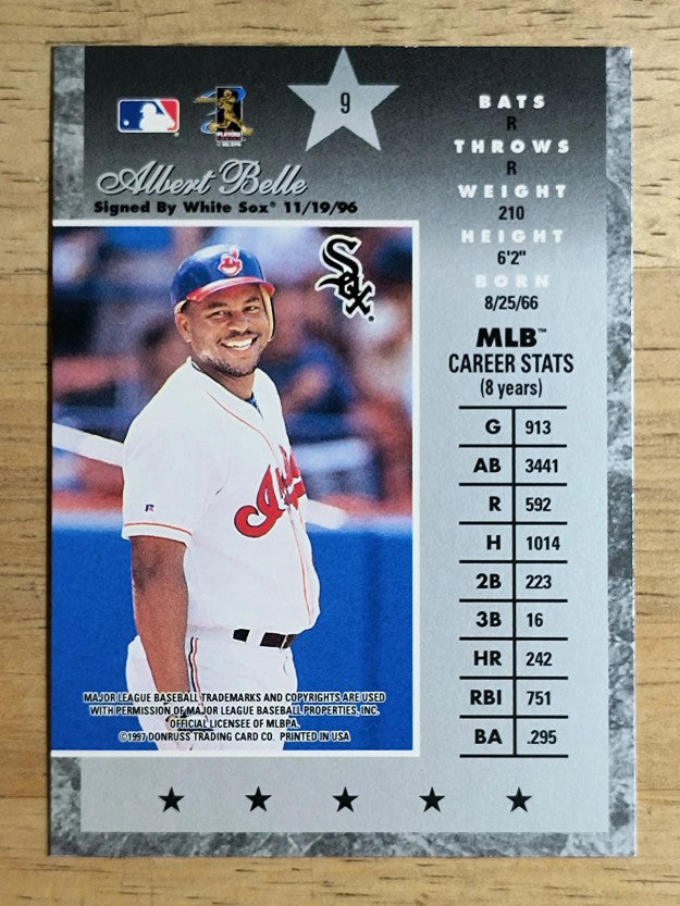 1997 Donruss Elite #9 Albert Belle