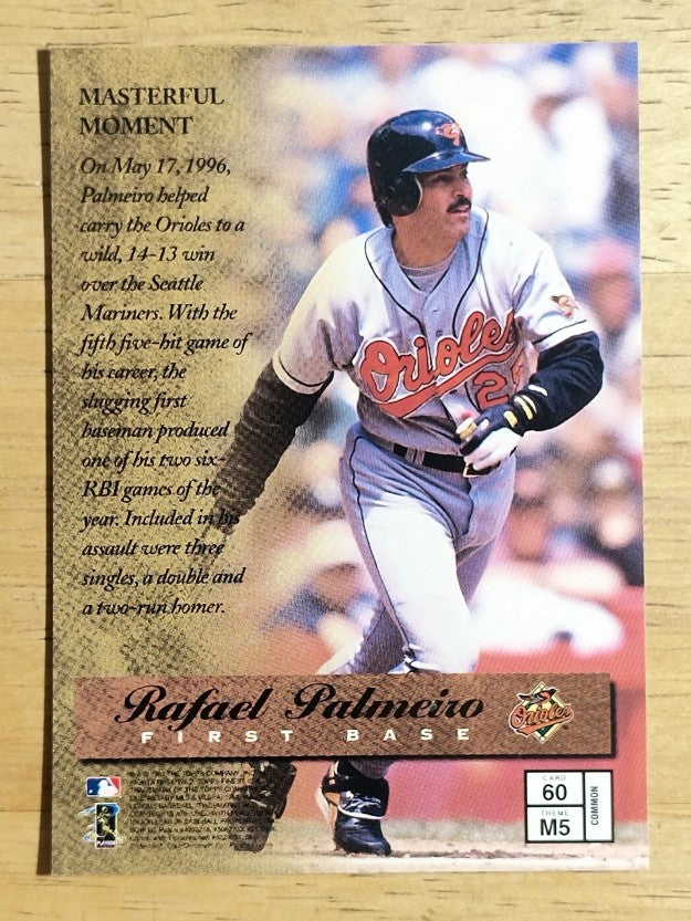 1997 Finest #60 Rafael Palmeiro B