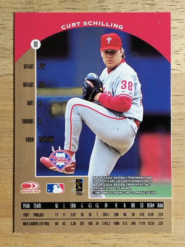 1998 Donruss Preferred #88 Curt Schilling GS