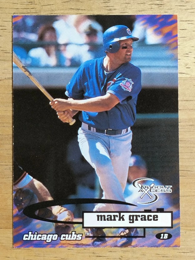 1998 SkyBox Dugout Axcess #9 Mark Grace