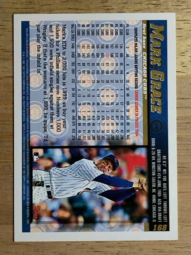 1998 Topps #168 Mark Grace