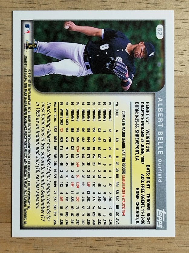 1999 Topps Opening Day #52 Albert Belle