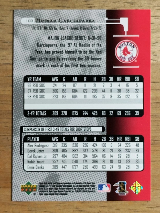 1999 Upper Deck Century Legends #103 Nomar Garciaparra 21CP