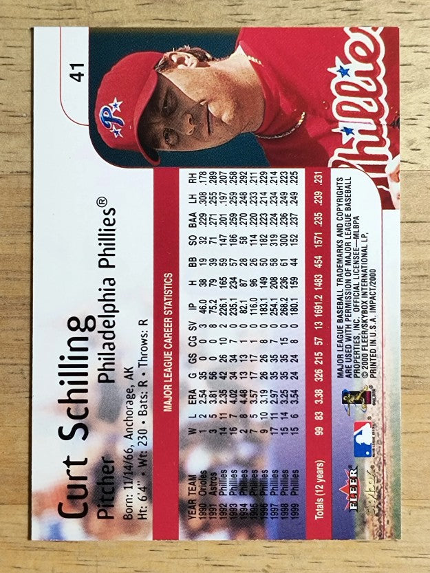 2000 Impact #41 Curt Schilling