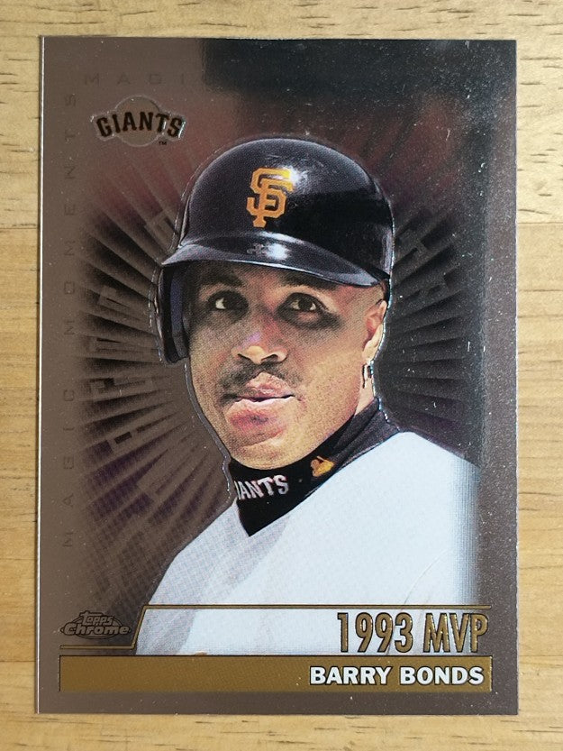 2000 Topps Chrome #476C Barry Bonds MM 1993 MVP