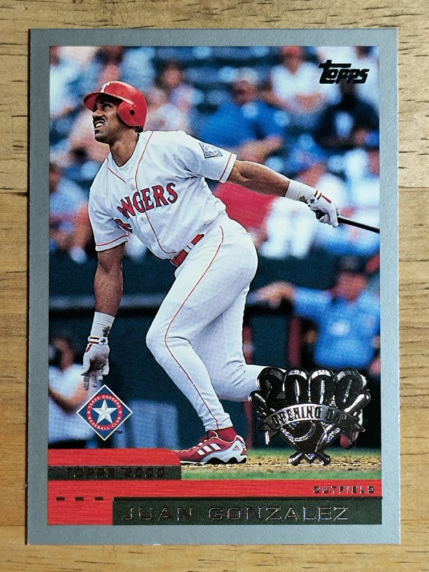 2000 Topps Opening Day #20 Juan Gonzalez