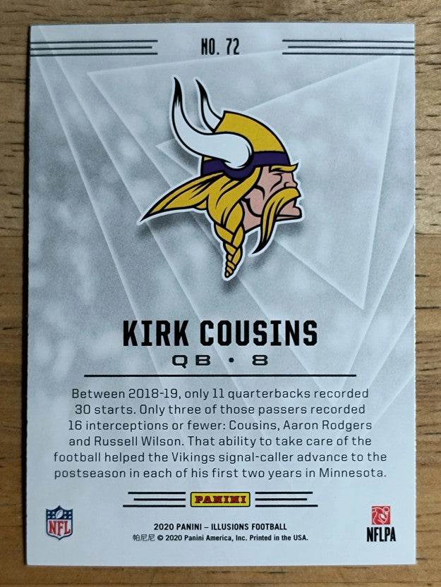2020 Panini Illusions Retail #72 Kirk Cousins