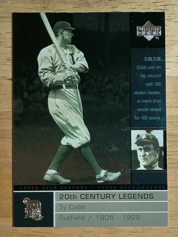 2000 Upper Deck Legends #134 Ty Cobb 20C
