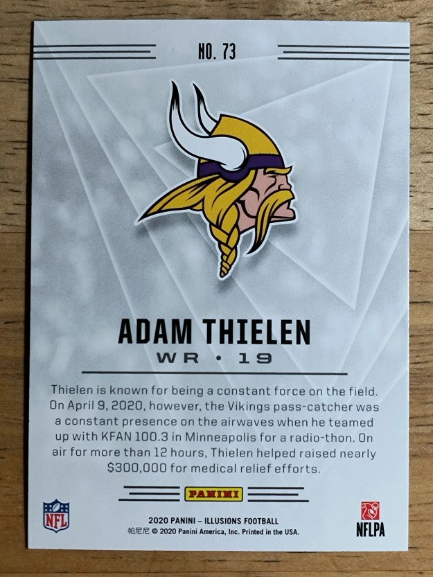 2020 Panini Illusions Retail #73 Adam Thielen