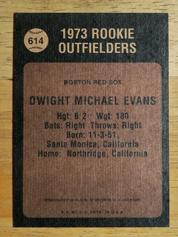 2001 Topps Archives #69 Dwight Evans 73