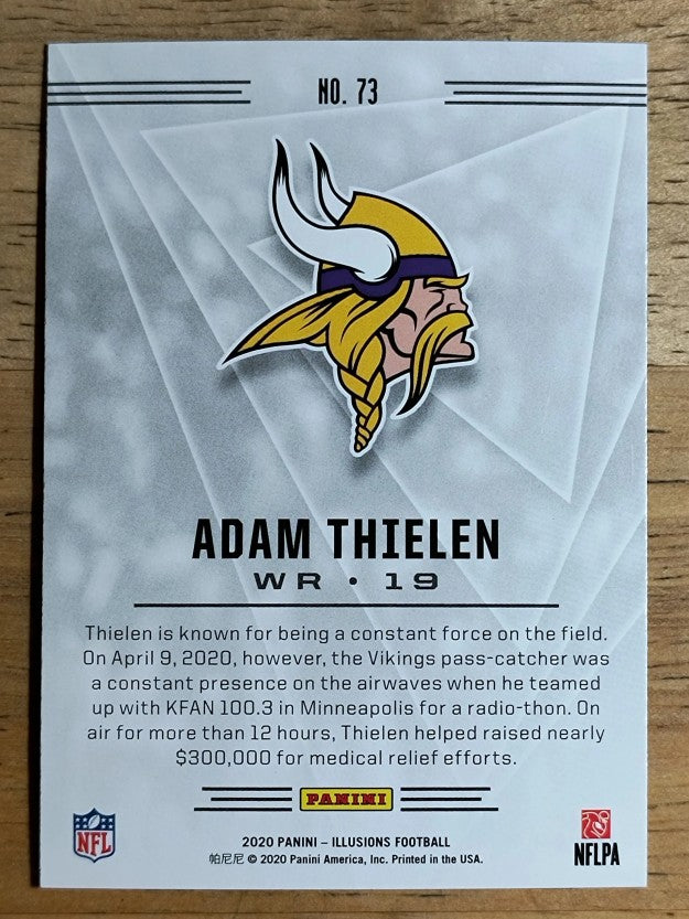 2020 Panini Illusions Retail #73 Adam Thielen