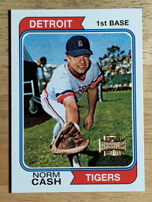 2001 Topps Archives #136 Norm Cash 74