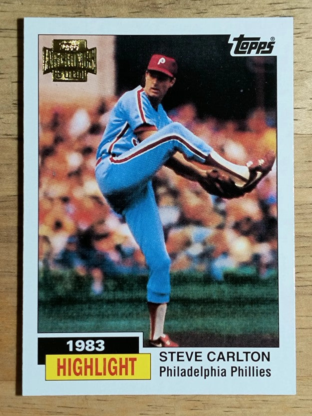 2001 Topps Archives #443 Steve Carlton RB 84