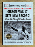 2001 Topps Archives #448 Bob Gibson WS 69