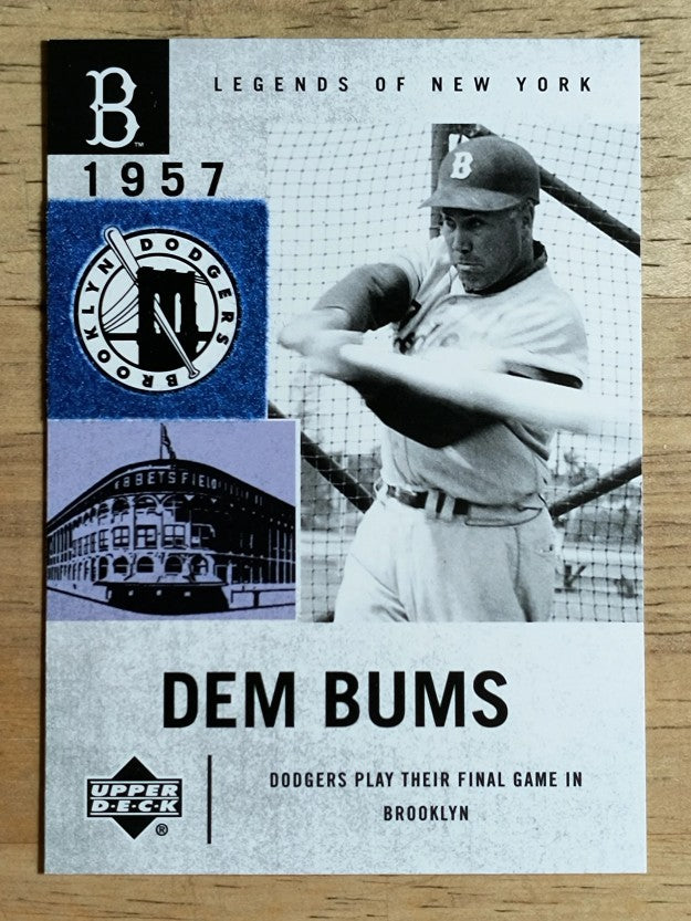 2001 Upper Deck Legends of NY #21 Duke Snider DB