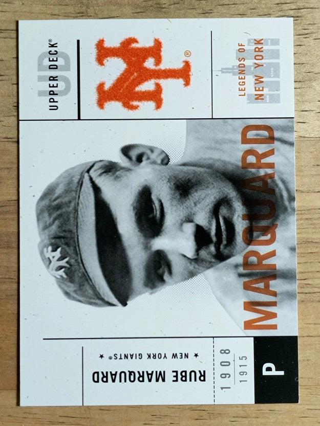 2001 Upper Deck Legends of NY #30 Rube Marquard