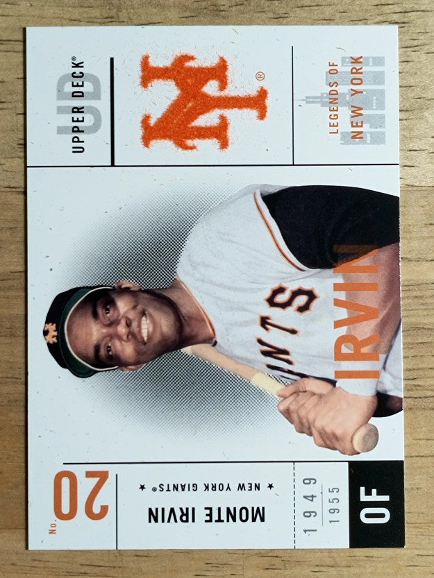 2001 Upper Deck Legends of NY #38 Monte Irvin